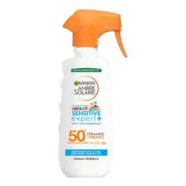 GARNIER, AMBRE SOLAIRE Spray Protection Solaire Gâchette Sensitive Expert+ Enfant FPS50+ 270ml