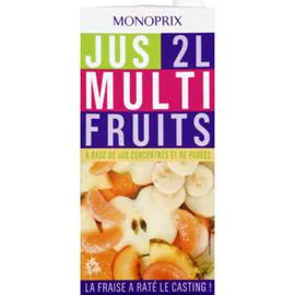 MONOPRIX Jus MultiFruits 2l