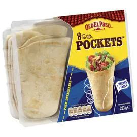 OLD EL PASO Tortilla Pocket x8 223g