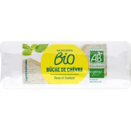MONOPRIX BIO Bûche de chèvre bio 180g