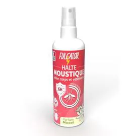 FULGATOR Spray Repoussant Moustiques Corps & Vêtements au MonoÏ 100ml