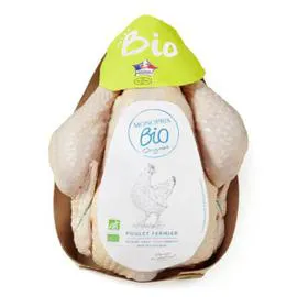 MONOPRIX BIO ORIGINES Poulet fermier 1,6kg