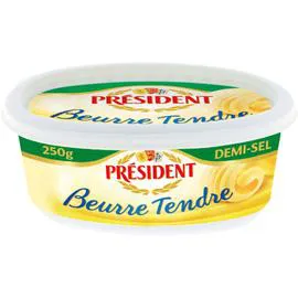 PRÉSIDENT Beurre Demi-sel Tendre 250g