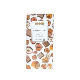 L'ÉCLAIR DE GÉNIE, CHRISTOPHE ADAM Chocolat au lait praliné noisette du Piémont 90g