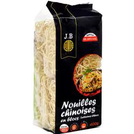 J.B JAPON Nouilles chinoises en blocs 400g