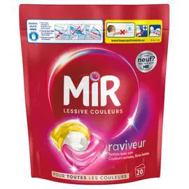 MIR Capsules Lessive Liquide Couleurs x20