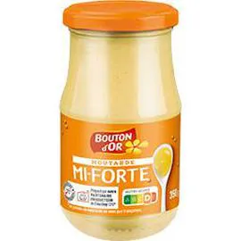 BOUTON D'OR Moutarde mi-forte 350g