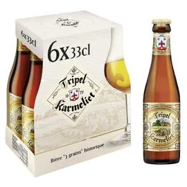 TRIPEL KARMELIET Bière Blonde Belge 6x33cl