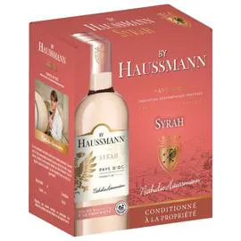 HAUSSMANN AOP Pays d'Oc vin rosé Syrah 3l