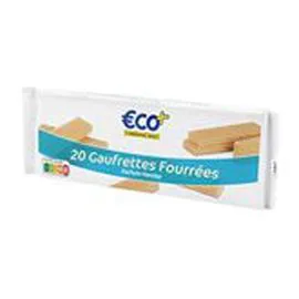 ECO+ Gaufrettes vanille 190g