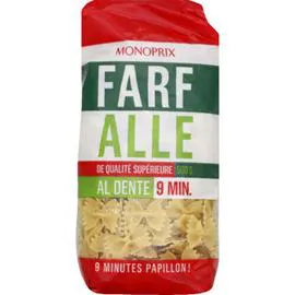 MONOPRIX Farfalle, de qualité supérieure 500g