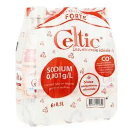 CELTIC Pack Eau Minérale Pétillante Forte 6X0. 3l