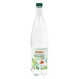AUCHAN Eau gazeuse au citron vert 1l