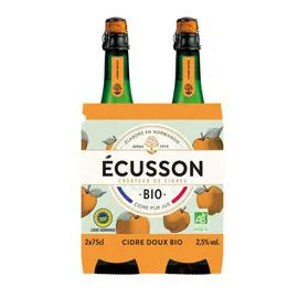 ECUSSON Cidre Doux Fruité 2x75cl