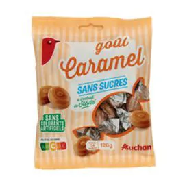 Bonbons au caramel sans sucres à la stévia (120g)