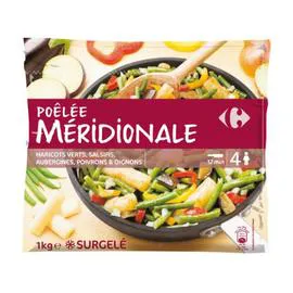 CARREFOUR Légumes cuisinés poêlée Méridionale 1kg