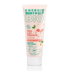 ENERGIE FRUIT Lait Hydratant Corps Douceur Pêche Blanche & Eau de Riz certifié Bio 250ml