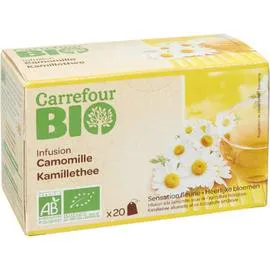 CARREFOUR BIO Infusion camomille 20x1,5g