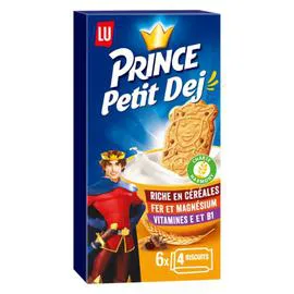 LU, PRINCE Biscuits petit déjeuner aux céréales aux pépites de chocolat 300g