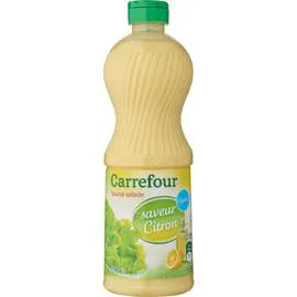 CARREFOUR Sauce crudités légère citron 50cl