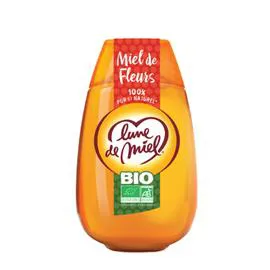 LUNE DE MIEL Miel liquide fleur Bio 500g