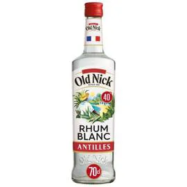 OLD NICK Rhum blanc traditionnel 70cl