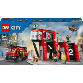 City La Caserne et le Camion de Pompiers 60414 (l'unité)