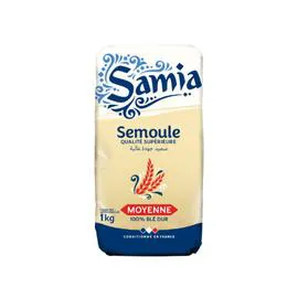 SAMIA Semoule moyenne 1kg