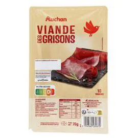 AUCHAN GOURMET Viande des Grisons 70g
