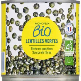 MONOPRIX BIO Lentilles vertes bio 265g