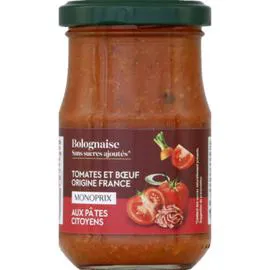 MONOPRIX Sauce bolognaise 190g