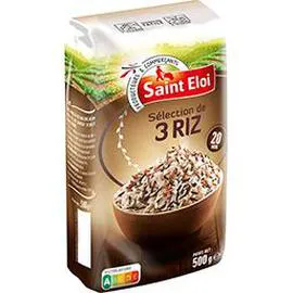 SAINT ELOI Sélection de 3 riz 500g