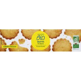 MONOPRIX BIO Galettes pur beurre bio 125g