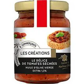 LES CRÉATIONS Le Délice de tomates séchées 90g