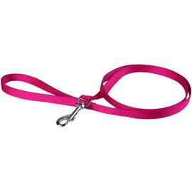 ANIMALIS Laisse Basic 25mm et 100cm pour Chien Fuchsia 80g