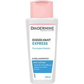 DIADERMINE Dissolvant express sans acétone tous types d'ongles 125ml