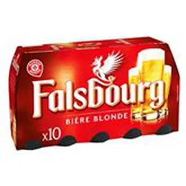 MARQUE REPÈRE, FALSBOURG Bière blonde 4.2%vol. 10x25cl
