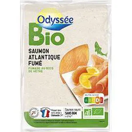ODYSSÉE BIO Saumon Atlantique fumé BIO 120g