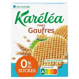 LÉA NATURE, KARÉLÉA Gaufres Gaufres sans sucres 140g