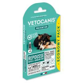 VETOCANIS Antiparasitaire pour chien moyen 4X3ml