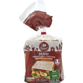CARREFOUR CLASSIC' Pain de mie complet tranché 550g