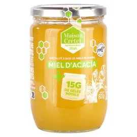 MAISON CRÉTET Miel d'Acacia & gelée royale 800g