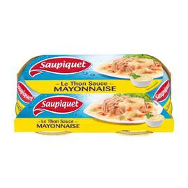 SAUPIQUET Thon sauce mayonnaise 2x135g