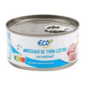 ECO+ Morceaux de thon Listao 130g
