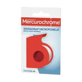 MERCUROCHROME Sparadrap microporeux 5m