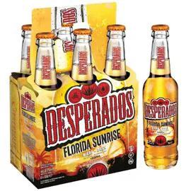 DESPERADOS Bière Florida Sunrisearomatisée Tequila orange grenadine 6x33cl