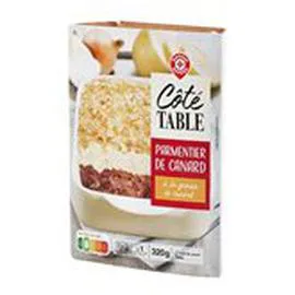 MARQUE REPÈRE, CÔTÉ TABLE Parmentier de canard 320g