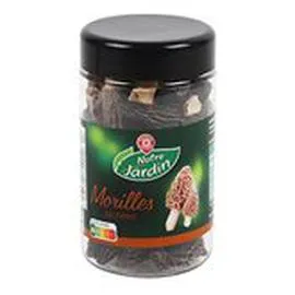 MARQUE REPÈRE, NOTRE JARDIN Morilles déshydratées pot 30g