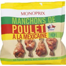MONOPRIX Manchons de poulet mexicain 250g