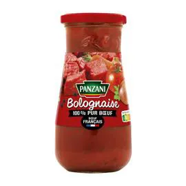 PANZANI Sauce bolognaise pur boeuf 400g